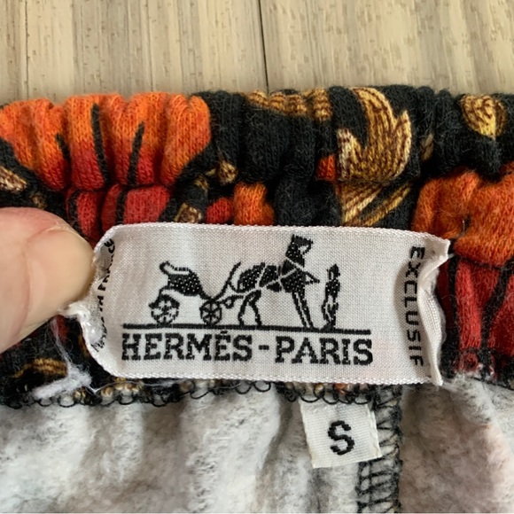 Authentic HERMES Vintage Logos Joggers Size Small Like New - Picture 2 of 7
